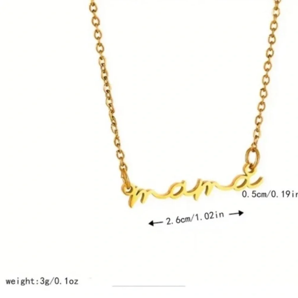 Gold 'Mama' Necklace